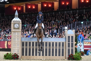 Jodie Hall-McAteer is crowned The London International Horse Show 2022 Leading Rider of the Show